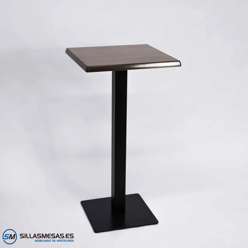MESA ALTA NOEL EXTERIOR pie negro