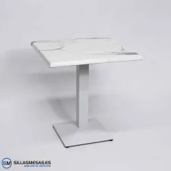 MESA DANIELA EXTERIOR pie blanco