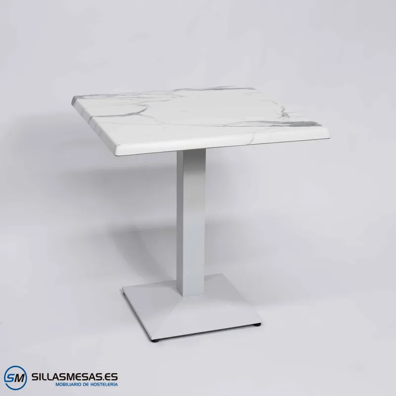 MESA DANIELA EXTERIOR pie blanco