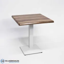 MESA DANIELA EXTERIOR pie blanco