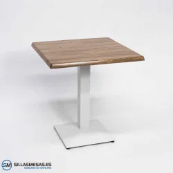 MESA DANIELA EXTERIOR pie blanco