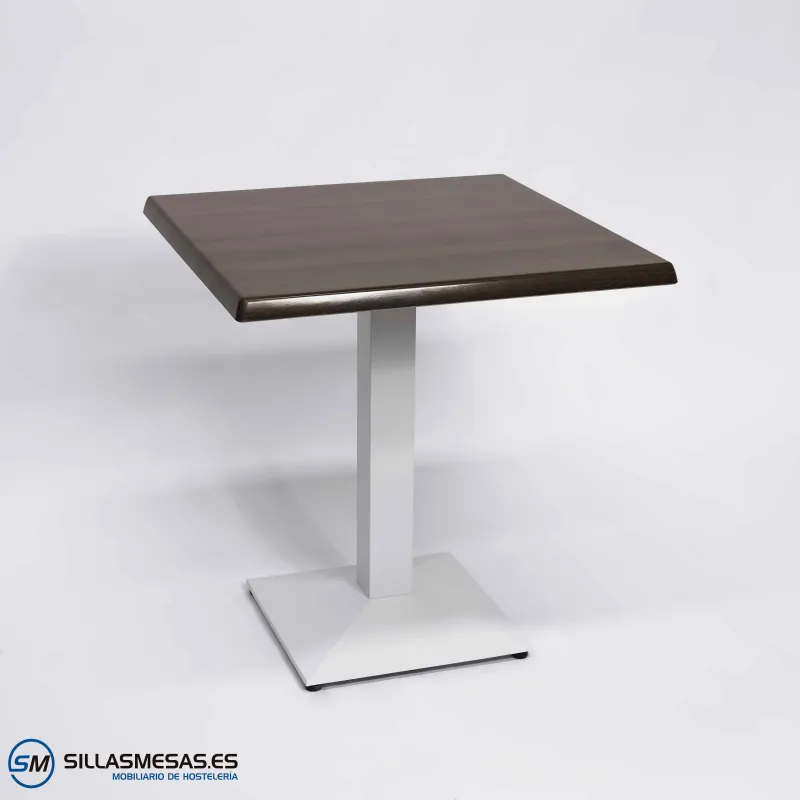 MESA DANIELA EXTERIOR pie blanco