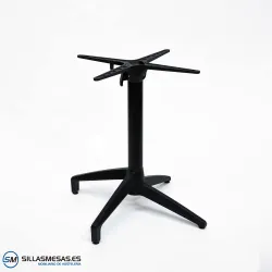 Mesa abatible Florida interior pie negro: minimalista