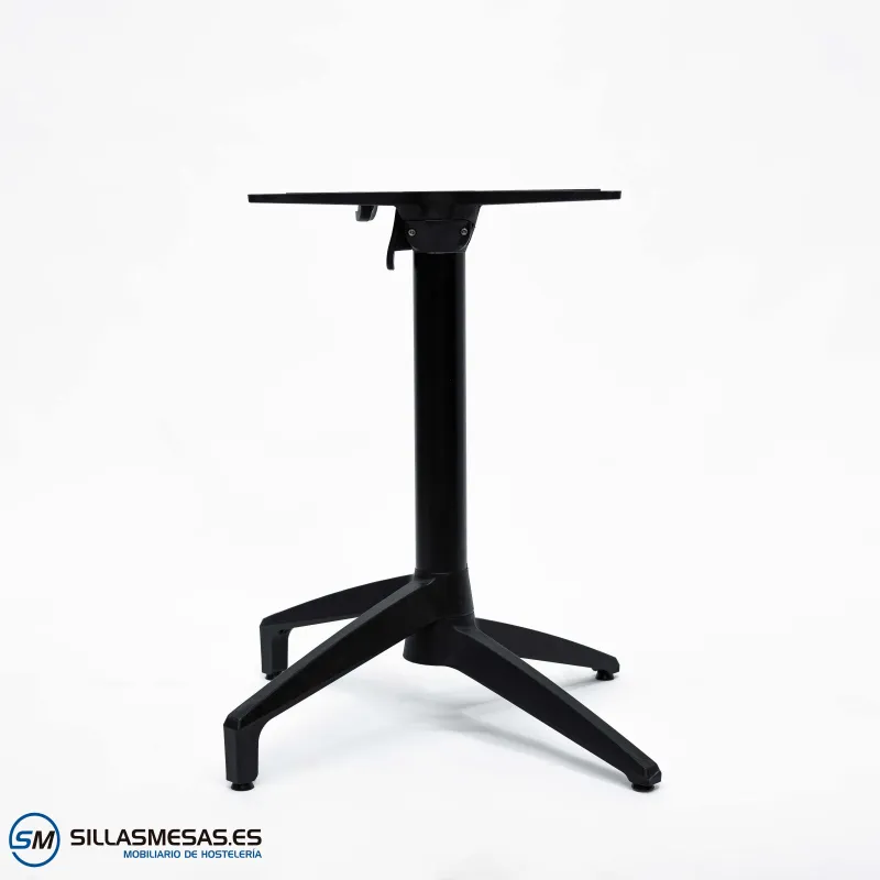 Mesa abatible Florida interior pie negro: minimalista