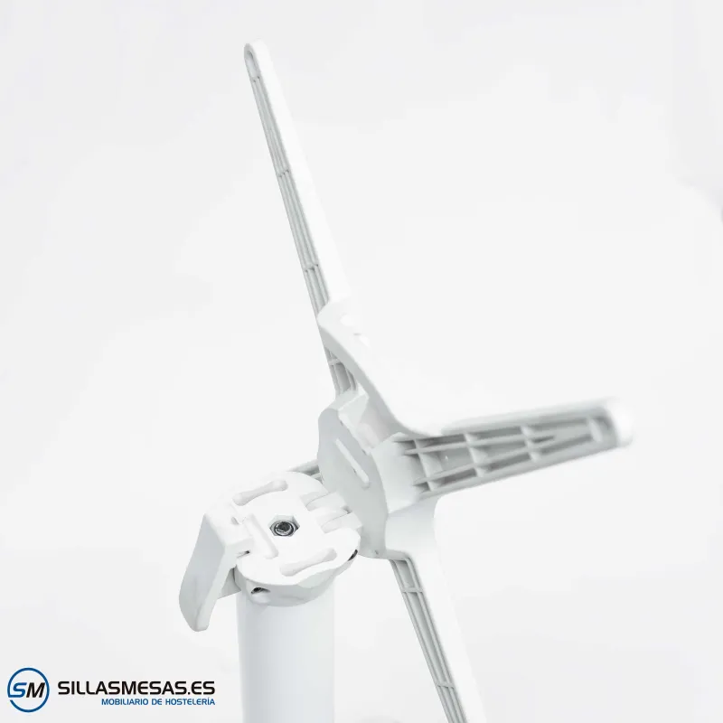 MESA ABATIBLE FLORIDA REDONDA EXTERIOR pie blanco