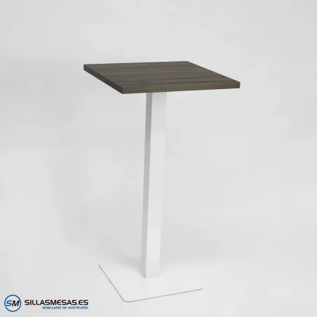 MESA ALTA NOEL INTERIOR pie blanco