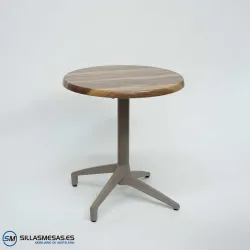 MESA ABATIBLE FLORIDA REDONDA EXTERIOR pie arena