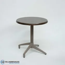 MESA ABATIBLE FLORIDA REDONDA EXTERIOR pie arena