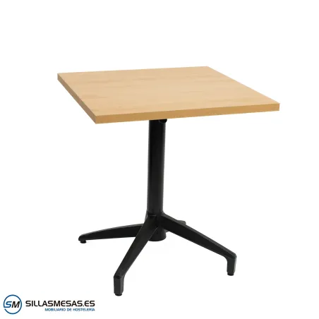 Mesa abatible Florida interior pie negro: minimalista
