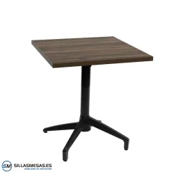 Mesa abatible Florida interior pie negro: minimalista