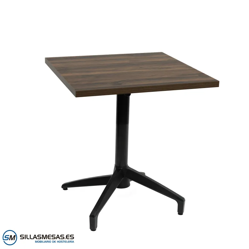 Mesa abatible Florida interior pie negro: minimalista