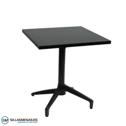 Mesa abatible Florida interior pie negro: minimalista
