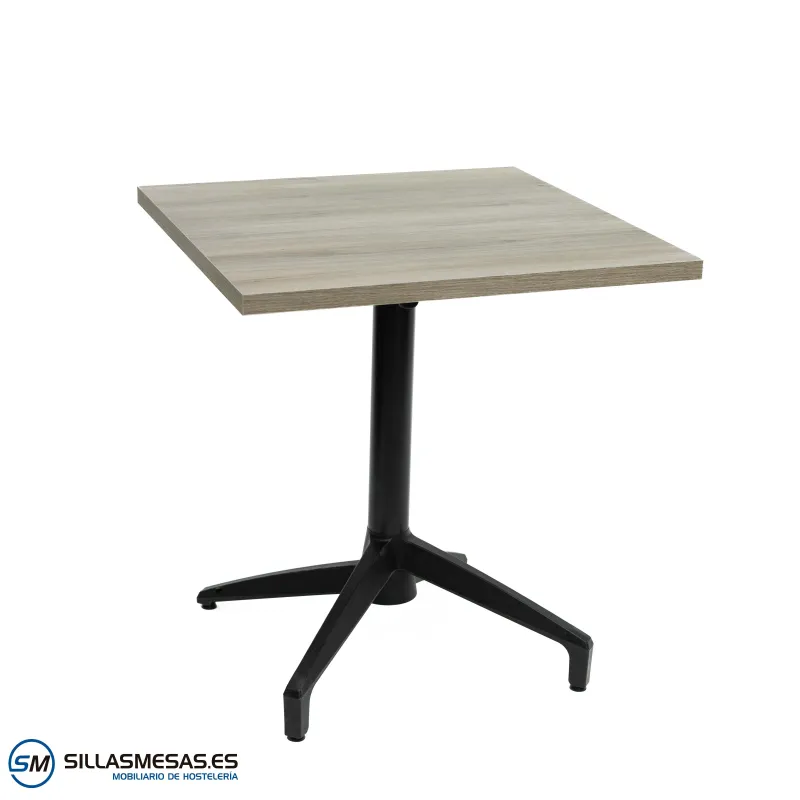 Mesa abatible Florida interior pie negro: minimalista