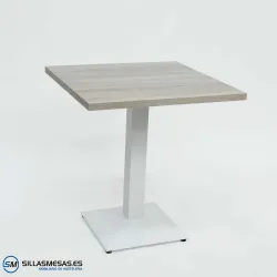 MESA DANIELA INTERIOR pie blanco