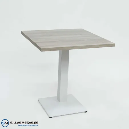 MESA DANIELA INTERIOR pie blanco