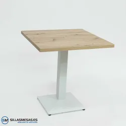 MESA DANIELA INTERIOR pie blanco