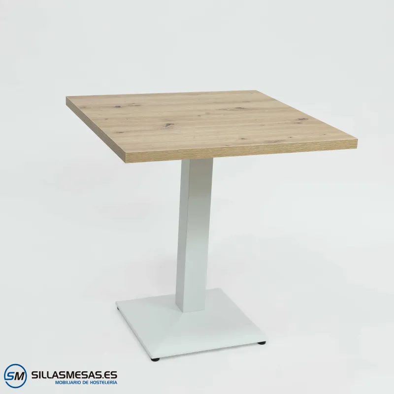 MESA DANIELA INTERIOR pie blanco