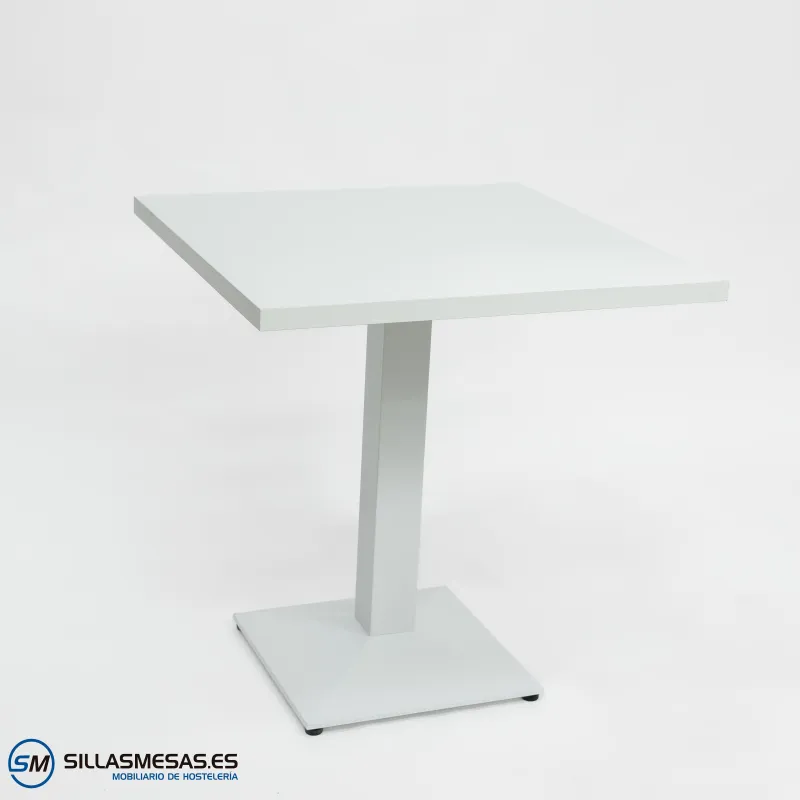 MESA DANIELA INTERIOR pie blanco