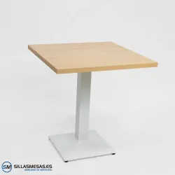 MESA DANIELA INTERIOR pie blanco