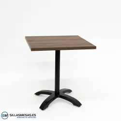 Mesa Barcelona aluminio: diseño ligero interior o exterior