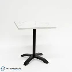 Mesa Barcelona aluminio: diseño ligero interior o exterior