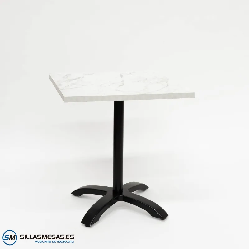 Mesa Barcelona aluminio: diseño ligero interior o exterior