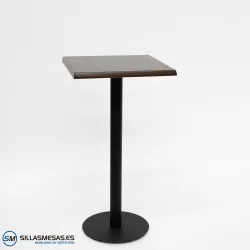 MESA ALTA ABRIL CUADRADA EXTERIOR pie negro