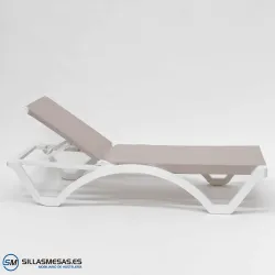 TUMBONA MYKONOS ARENA armazón blanco