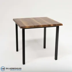 MESA ARUBA EXTERIOR pie negro