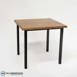 MESA ARUBA EXTERIOR pie negro