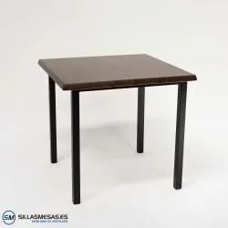 MESA ARUBA EXTERIOR pie negro