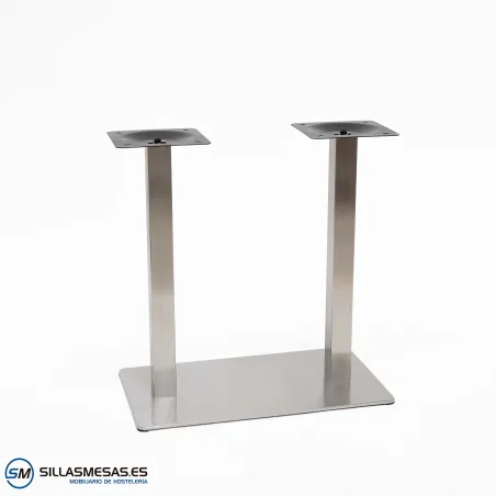 Armazón de mesa Noel doble inoxidable: robusto y seguro