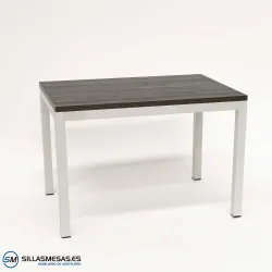 MESA ARUBA RECTANGULAR INTERIOR pie blanco