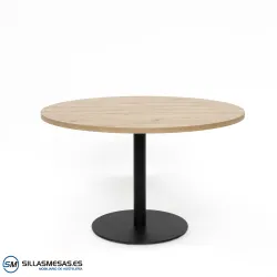 MESA ABRIL PLUS 120 pie negro