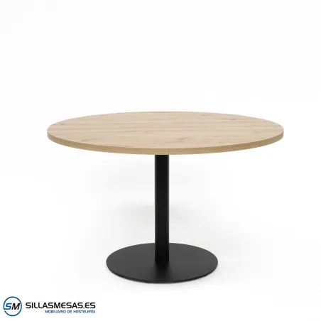 MESA ABRIL PLUS 120 pie negro