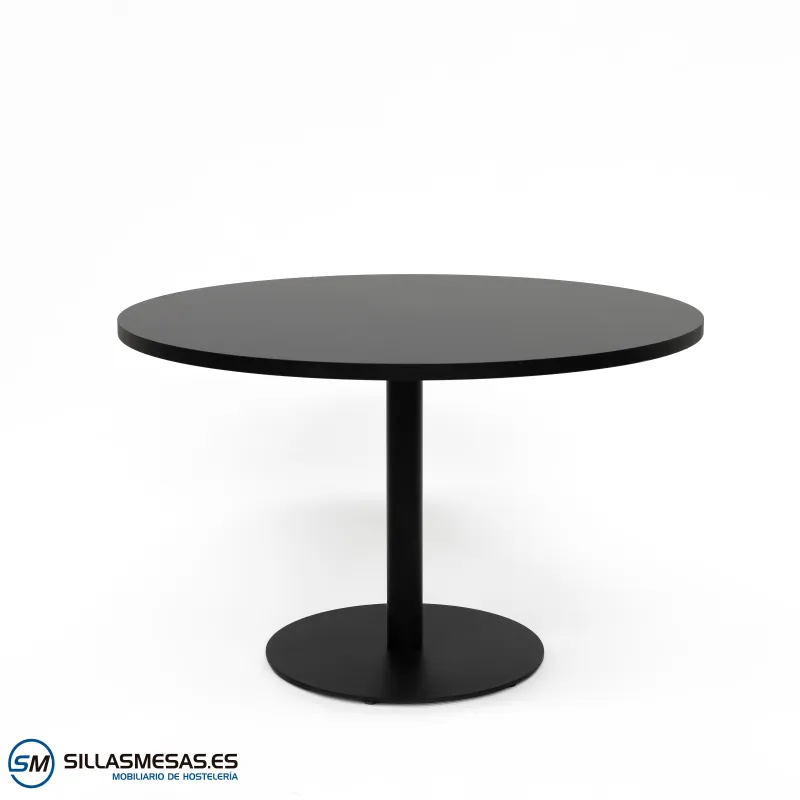 MESA ABRIL PLUS 120 pie negro