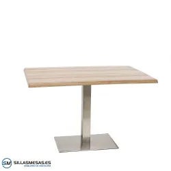 Mesa Noel inox rectangular exterior: elegante y durable