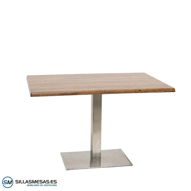 Mesa Noel inox rectangular exterior: elegante y durable
