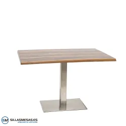 Mesa Noel inox rectangular exterior: elegante y durable