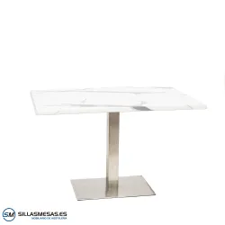 Mesa Noel inox rectangular exterior: elegante y durable