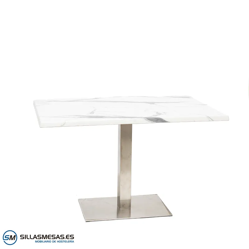 Mesa Noel inox rectangular exterior: elegante y durable