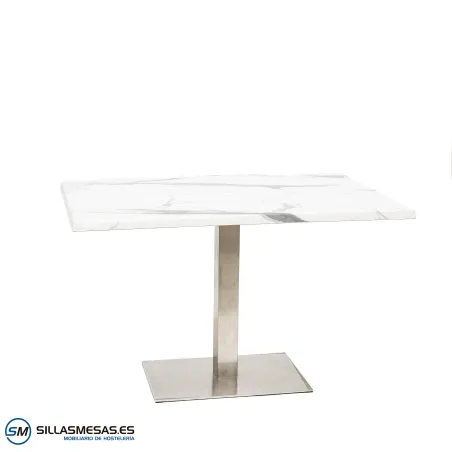 Mesa Noel inox rectangular exterior: elegante y durable