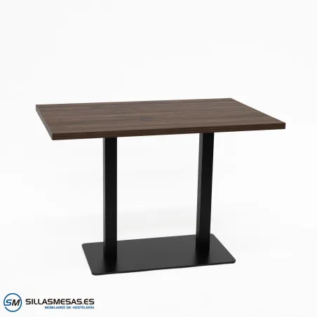 Mesa Noel doble epoxi base negra: Resistencia y diseño