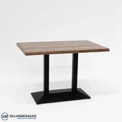 Mesa Pirámide doble exterior: diseño atrevido y moderno