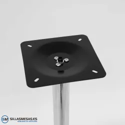 Armazón de mesa alta F cromado 110 cm ideal para bar