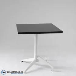 Mesa abatible Florida interior pie blanco: diseño ligero