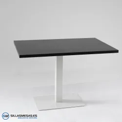 MESA NOEL RECTANGULAR INTERIOR pie blanco