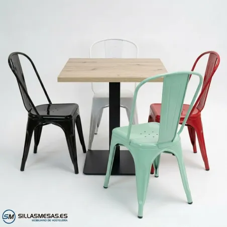 Conjunto mesa noel y sillas tolix , especial hosteleria