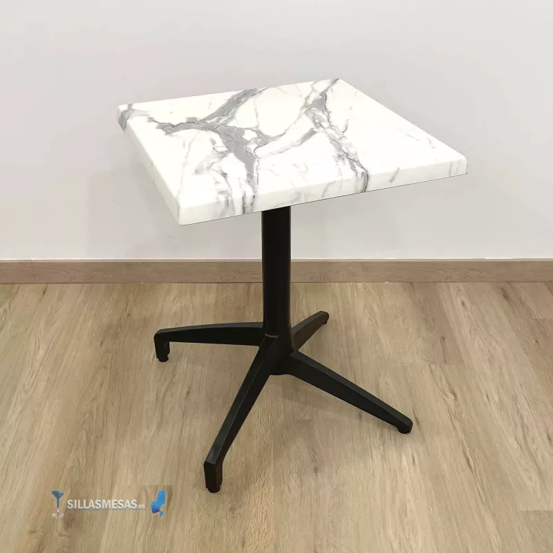 Mesa ABATIBLE FLORIDA EXTERIOR pie negro - Ref 242-R577