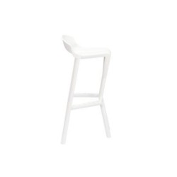 Taburete TOLIX negro mate y asiento madera